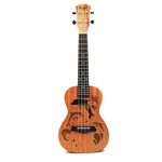 Ficha técnica e caractérísticas do produto Soprano Ukulele Uke Hawaii guitarra Sapele 4 Cordas Madeira Musical Instrument