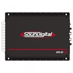 Ficha técnica e caractérísticas do produto Soundigital Sd800.4d Evo 2 / Sd800.4 / Sd800 - 800w - 1 Ohm