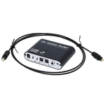 Ficha técnica e caractérísticas do produto LAR SPDIF coaxial de 5.1 canais AC3 / DTS decodificador de áudio engrenagem Surround Sound Rush for PS3 STB DVD Xbox 360