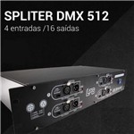Spliter Dmx 8 Saídas (2 Entrada / 8 Saidas) Lpg