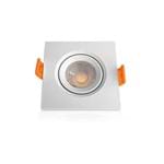 Ficha técnica e caractérísticas do produto Spot LED Embutir Quadrado Branco 5W 3000K