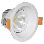 Ficha técnica e caractérísticas do produto Spot LED Embutir Recuado Redondo 8W Blumenau 3000K Luz