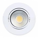 Ficha técnica e caractérísticas do produto Spot LED Embutir Startec Cob 5W Luz 3000K Redondo - Branco - BIVOLT