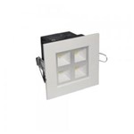 Ficha técnica e caractérísticas do produto Spot LED Quadrado de Embutir Branco 4W - 3000K