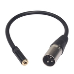 Ficha técnica e caractérísticas do produto Stereo plug blindado Cabo de microfone Trs Cabo Jack 3,5 masculino para feminino 52924A