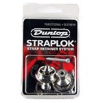 Ficha técnica e caractérísticas do produto Straplock Dunlop Tradicional Cromado Sls1501n P/ Guitarra Nf