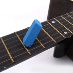 Ficha técnica e caractérísticas do produto String Guitar eliminador de borracha Borracha de fios cordas da guitarra Fret escova de limpeza Rust Remover