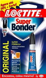 Ficha técnica e caractérísticas do produto Super Bonder - 3g - Original - Loctite 1621047