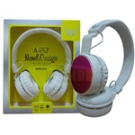 Ficha técnica e caractérísticas do produto Super Fone de Ouvido Stereo Bluetooth A-857- Altomex Branco