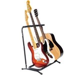 Ficha técnica e caractérísticas do produto Suporte Fender Dobrável para 3 Instrumentos