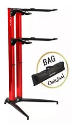 Ficha técnica e caractérísticas do produto Suporte Piano 1200/02 Vermelho + Bag Stay