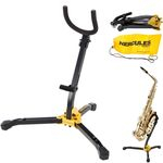 Suporte Profissional Dobravel Para Saxofone Alto - Tenor Hercules Ds530bb