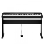 Ficha técnica e caractérísticas do produto Suporte Stand para Pianos Preto CS-44P Casio