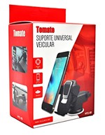 Ficha técnica e caractérísticas do produto Suporte Veicular para Celular com Trava Firme Premium - Tomate