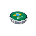 Ficha técnica e caractérísticas do produto Tamborim 06 Pol Aluminio Colorido C/Aro Cromado 6 Afinadores Pele Brasil P3 Timb