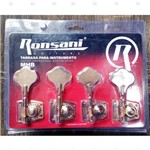 Ficha técnica e caractérísticas do produto Tarraxa para Baixo 4 Cordas Ronsani MHB10D Classic 4L Dourada Gold - Ronsani