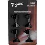 Ficha técnica e caractérísticas do produto Tarraxa Tagima para Contrabaixo Preta Tmh 823 BK