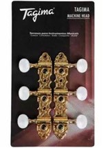 Ficha técnica e caractérísticas do produto Tarraxa Violão Nylon Blindada Dourada Tmh-831-Gd Tagima