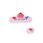 Ficha técnica e caractérísticas do produto Teclado e Piano Musical 31 Cm C/ Luz Eletric Organ Rosa