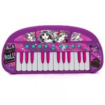 Ficha técnica e caractérísticas do produto Teclado Musical de Brinquedo Infantil Princesas Disney Roxo - Toyng