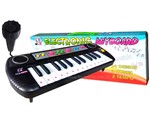 Ficha técnica e caractérísticas do produto Teclado Musical Eletrônico com Microfone Karaokê Infantil - Music Fairy