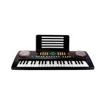 Ficha técnica e caractérísticas do produto Teclado Musical Infantil Turbo Music Eletrônico YM-238C Preto - TC0084