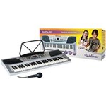Ficha técnica e caractérísticas do produto Teclado Musical Keypro 54 Teclas KEP-54 Bivolt 100 Sons 100 Ritmos 8 Músicas de Demonstração