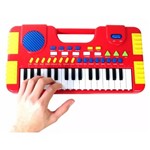 Ficha técnica e caractérísticas do produto Teclado Piano Brinquedo Infantil Musical Função Gravador com 32 Teclas e 8 Sons - Gimp