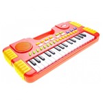 Ficha técnica e caractérísticas do produto Teclado Infantil Musical 31 Teclas 8 Ritmos Vermelho - Dm Toys