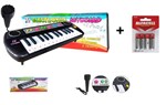 Ficha técnica e caractérísticas do produto Teclado Piano Musical com 25 Teclas 22 Demos 2 Saídas de Alto Falantes + Microfone - Barcelona