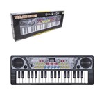 Ficha técnica e caractérísticas do produto Teclado Piano Musical Criança Infantil Cmicrofone Dm Toys