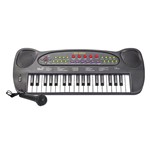 Ficha técnica e caractérísticas do produto Teclado Piano Musical Infantil Eletrônico com Microfone - Dm Toys