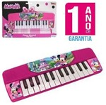 Ficha técnica e caractérísticas do produto Teclado Piano Musical Infantil Minnie a Pilha - Etitoys