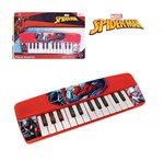 Ficha técnica e caractérísticas do produto Teclado Piano Musical Infantil Spider-man 24 Teclas - Etitoys