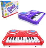 Ficha técnica e caractérísticas do produto Teclado Piano Musical Infantil Wonderful Keyboard Colors a P - Barcelona