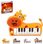 Ficha técnica e caractérísticas do produto Teclado / Piano Musical Infantil Zoo Bichinhos Sortidos a Pilha na Caixa Wellkids