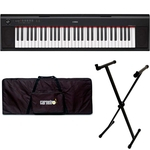 Ficha técnica e caractérísticas do produto Teclado Yamaha NP12 Piaggero Piano Digital + Capa + Estante