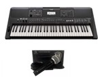 Ficha técnica e caractérísticas do produto Teclado Yamaha PSRE463 + Microfone Regent SM58
