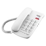Ficha técnica e caractérísticas do produto Telefone com Fio Elgin Tcf 2000 B Chave de Bloqueio Indicação Luminosa de Chamada - Cor Branco