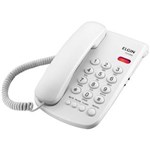 Ficha técnica e caractérísticas do produto Telefone com Fio Elgin Tcf - 2000 com Chave de Segurança - Branco
