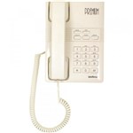 Ficha técnica e caractérísticas do produto Telefone com Fio IntelBras Premium Pérola, com Chave de Bloqueio - 4041666