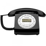 Ficha técnica e caractérísticas do produto Telefone com Fio IntelBras Retrô TC8312 Preto, Identificador de Chamadas e Viva Voz - 4030160