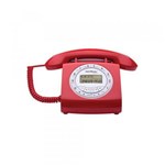 Ficha técnica e caractérísticas do produto Telefone com Fio Intelbras TC 8312 Vermelho C/ Identificador de Chamada e Viva-voz