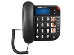 Telefone com Fio Intelbras Tok Fácil ID - Identificador de Chamada Viva Voz Preto