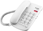 Ficha técnica e caractérísticas do produto Telefone com Fio Tcf 2000 B - Chave de Bloqueio - Indicação Luminosa de Chamada - Cor Branco - 84