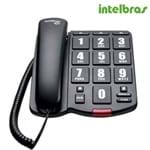 Ficha técnica e caractérísticas do produto Telefone com Fio Tok Fácil Preto 4000034 - Intelbras