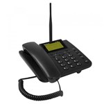 Ficha técnica e caractérísticas do produto Telefone Fixo Celular com Fio GSM, Preto, CF 4000 - Intelbras