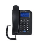 Ficha técnica e caractérísticas do produto Telefone Fixo com Identificador de Chamadas TC 60ID Preto Intelbras 4000074