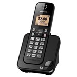 Ficha técnica e caractérísticas do produto Telefone Fixo Sem Fio Panasonic KX-TGC350LBB, Preto - Bivolt