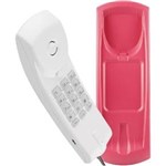 Ficha técnica e caractérísticas do produto Telefone Gôndola Color Tc 20 Cinza Ártico/Rosa - Funções Mudo, Flash e Rediscar - Teclado Iluminado